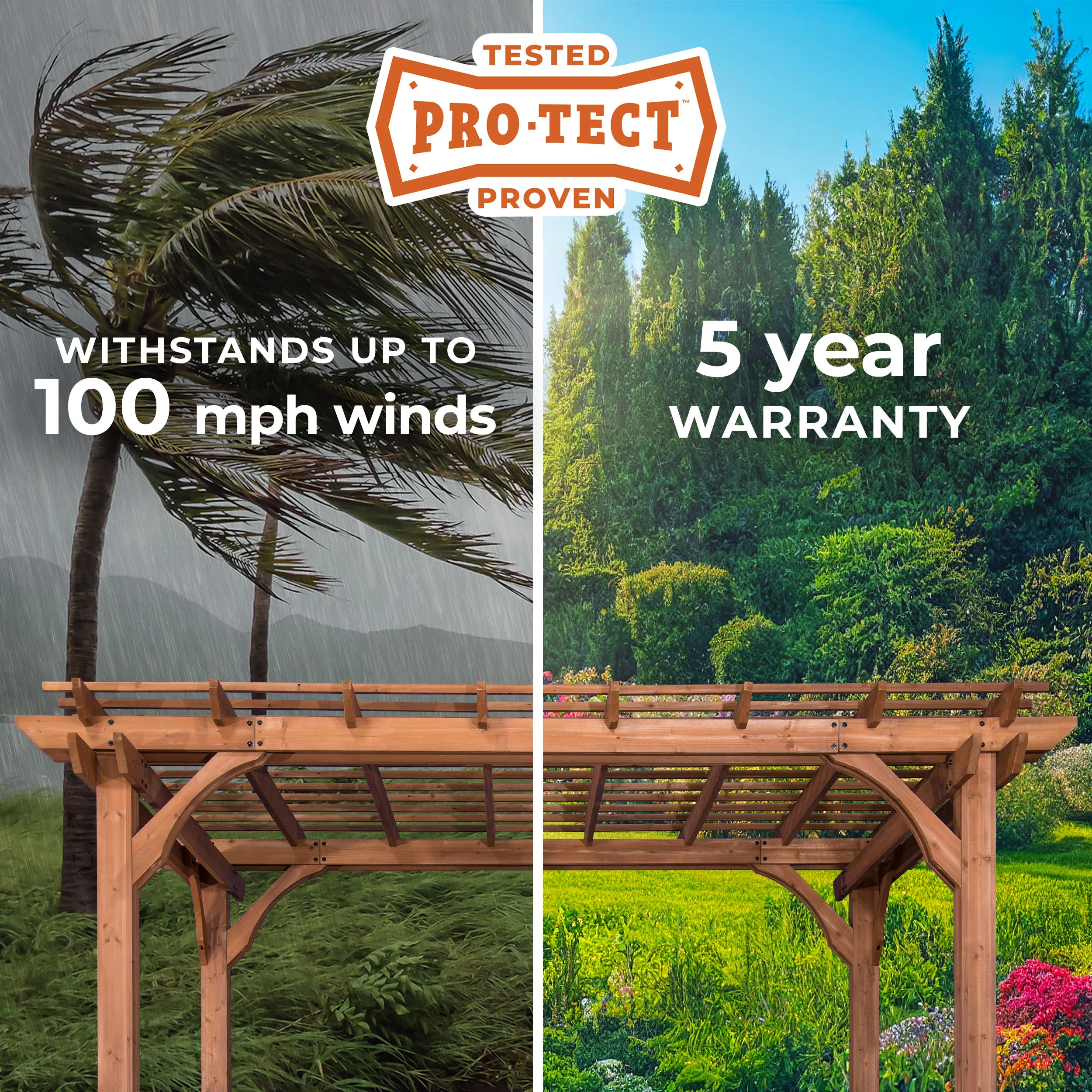 10x10 Beaumont Pergola - Image 3