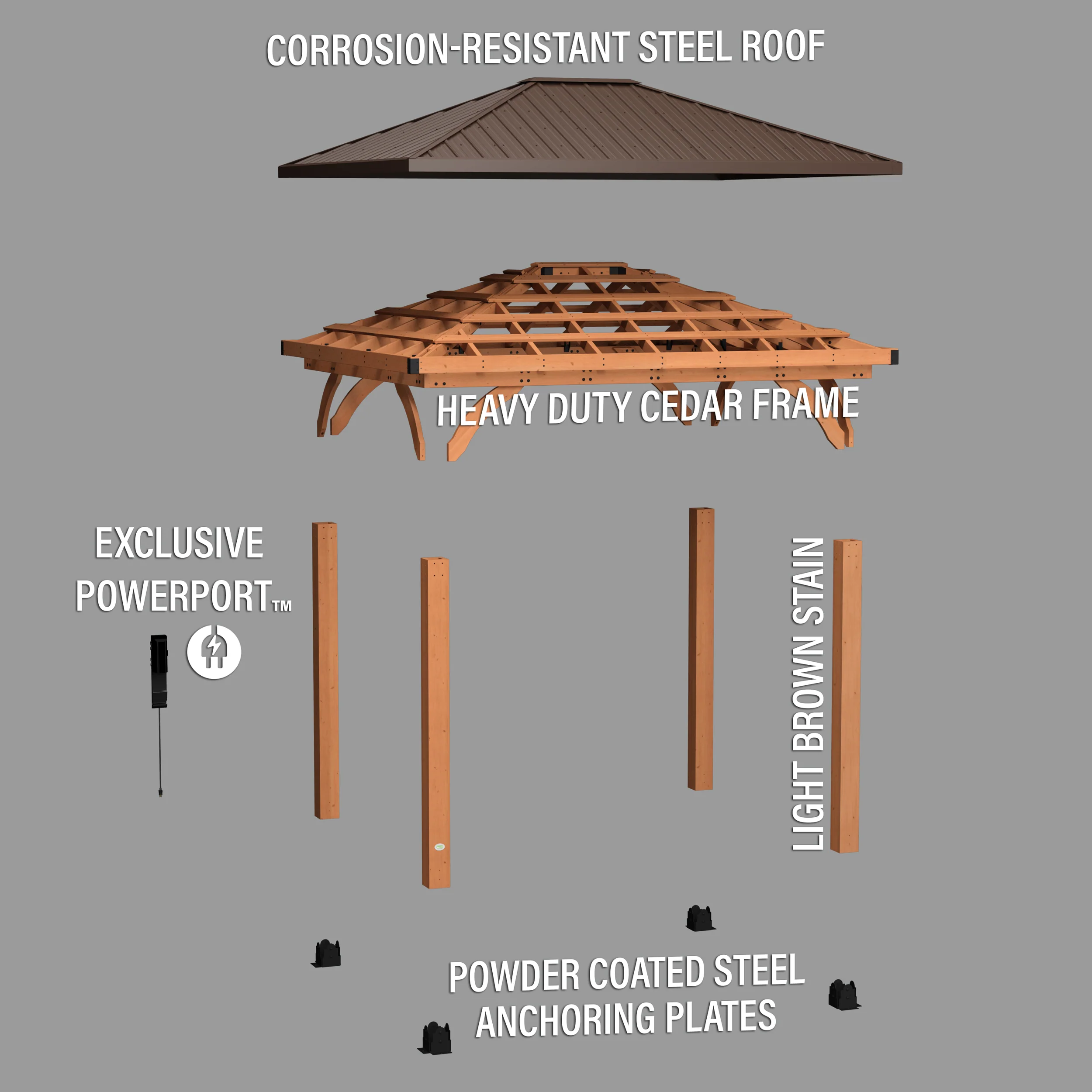 12x10 Barrington Gazebo - Image 11