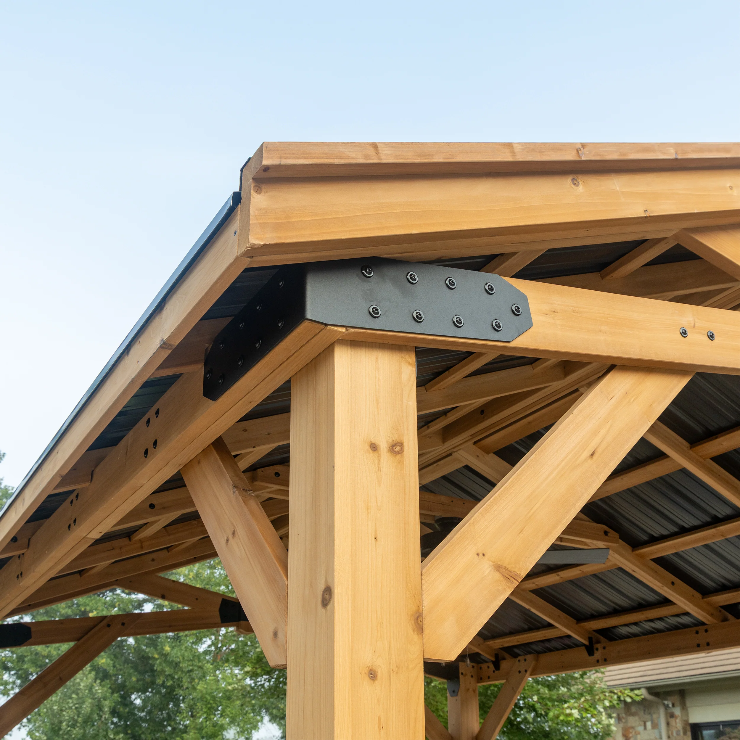 14x12 Peak Roof Gazebo - Image 7