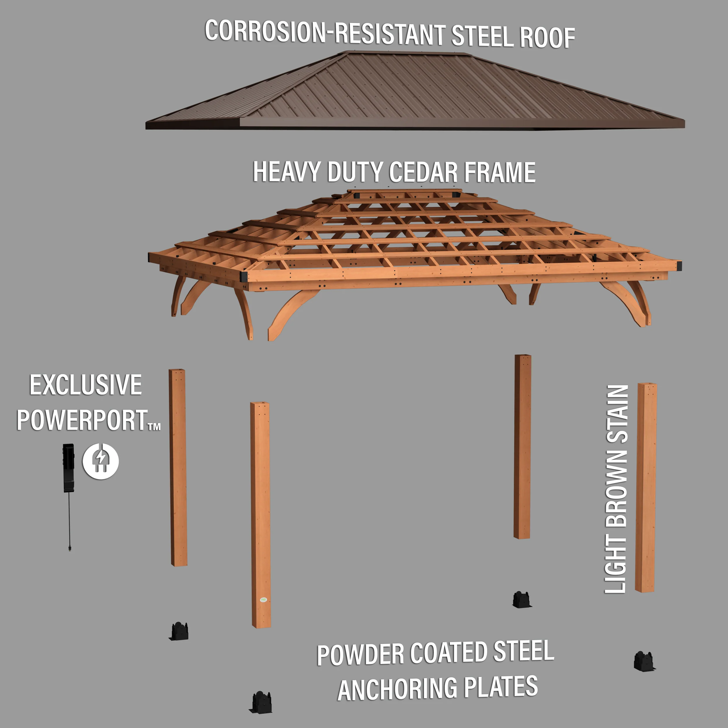 16x12 Barrington Gazebo - Image 12