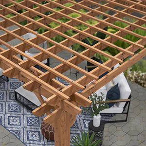 16x12 Beaumont Pergola - Image 8