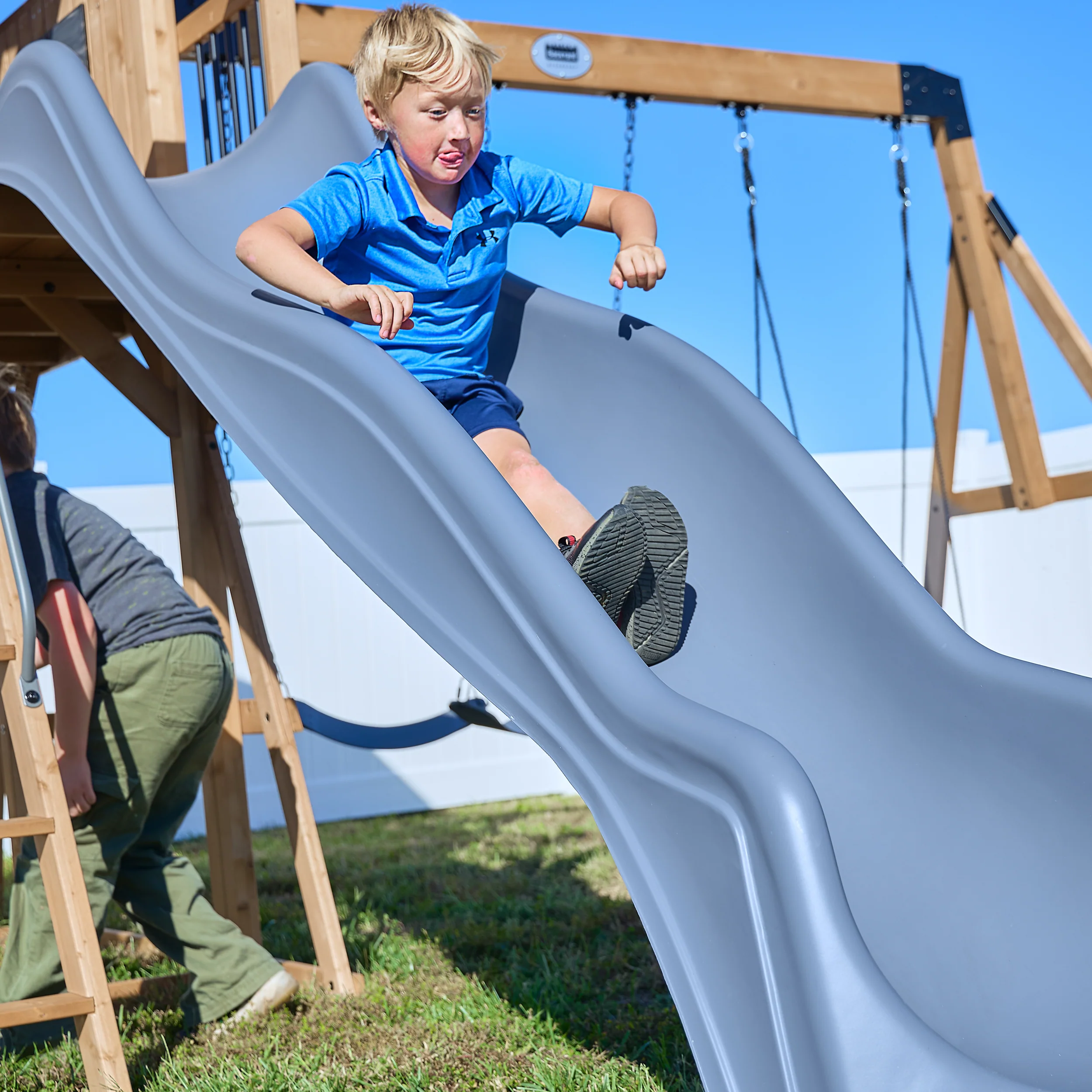 Dover Bay Swing Set with Tube Slide - Image 5