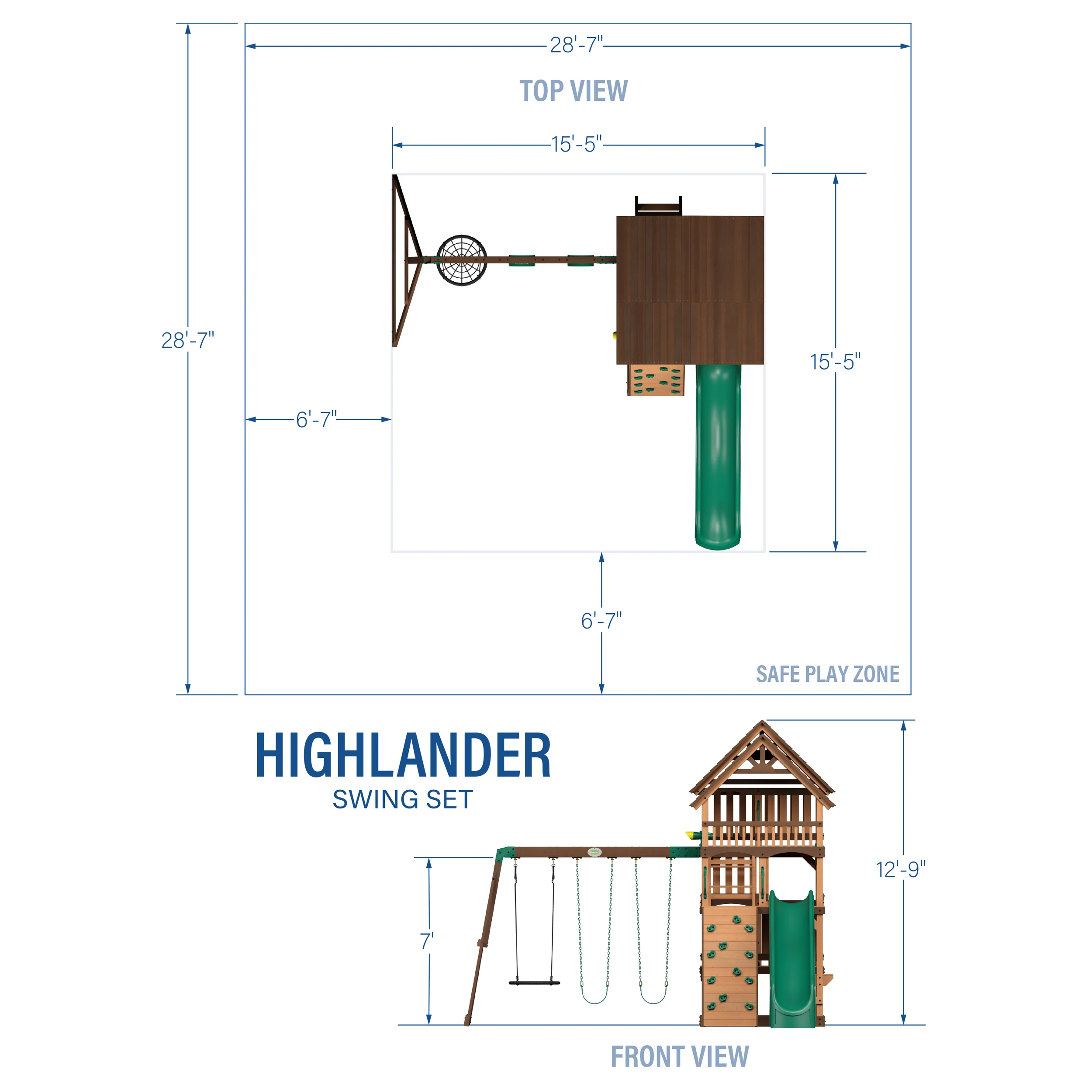 Highlander Swing Set - Image 14