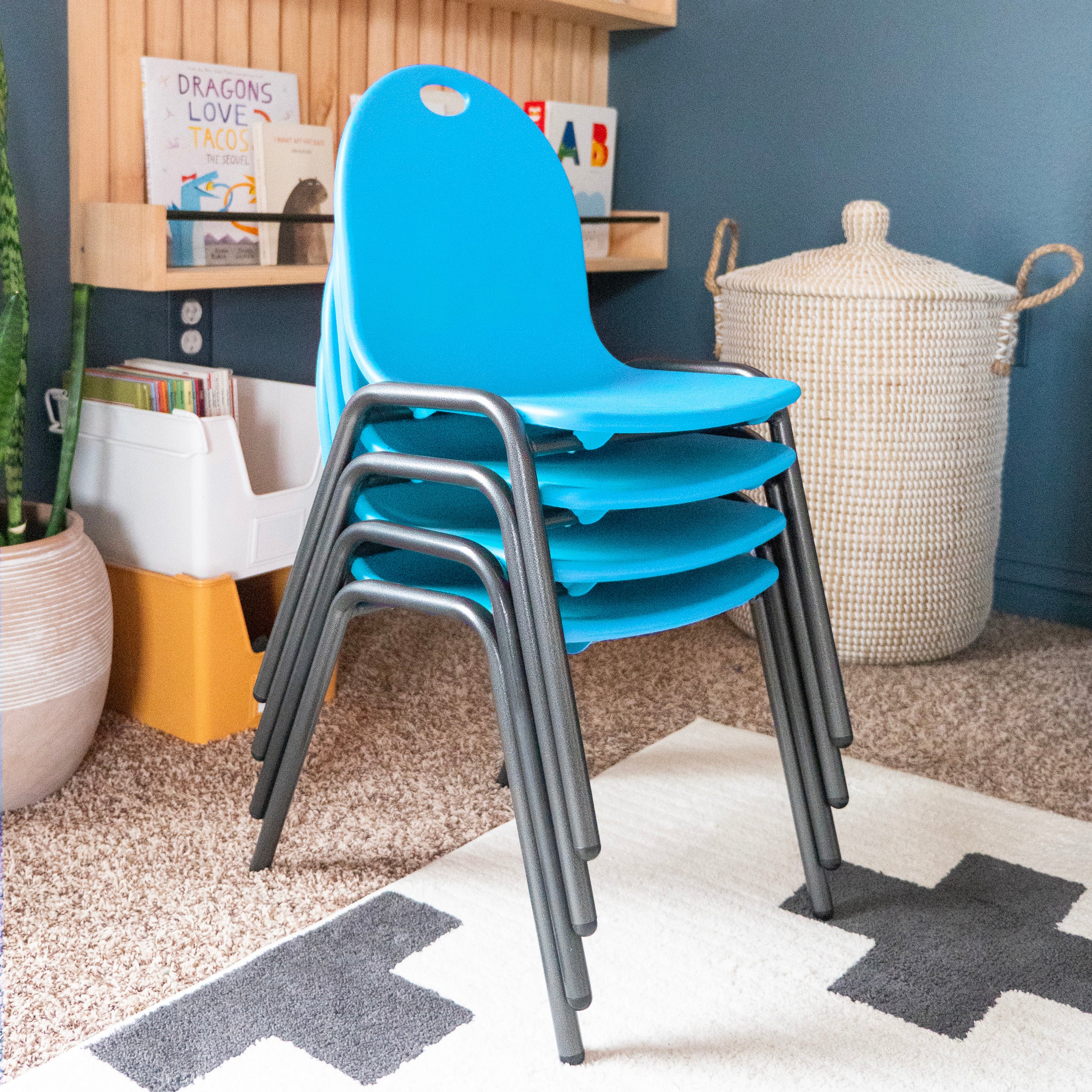 Kid's Stacking Chairs-4 Pack - Image 22
