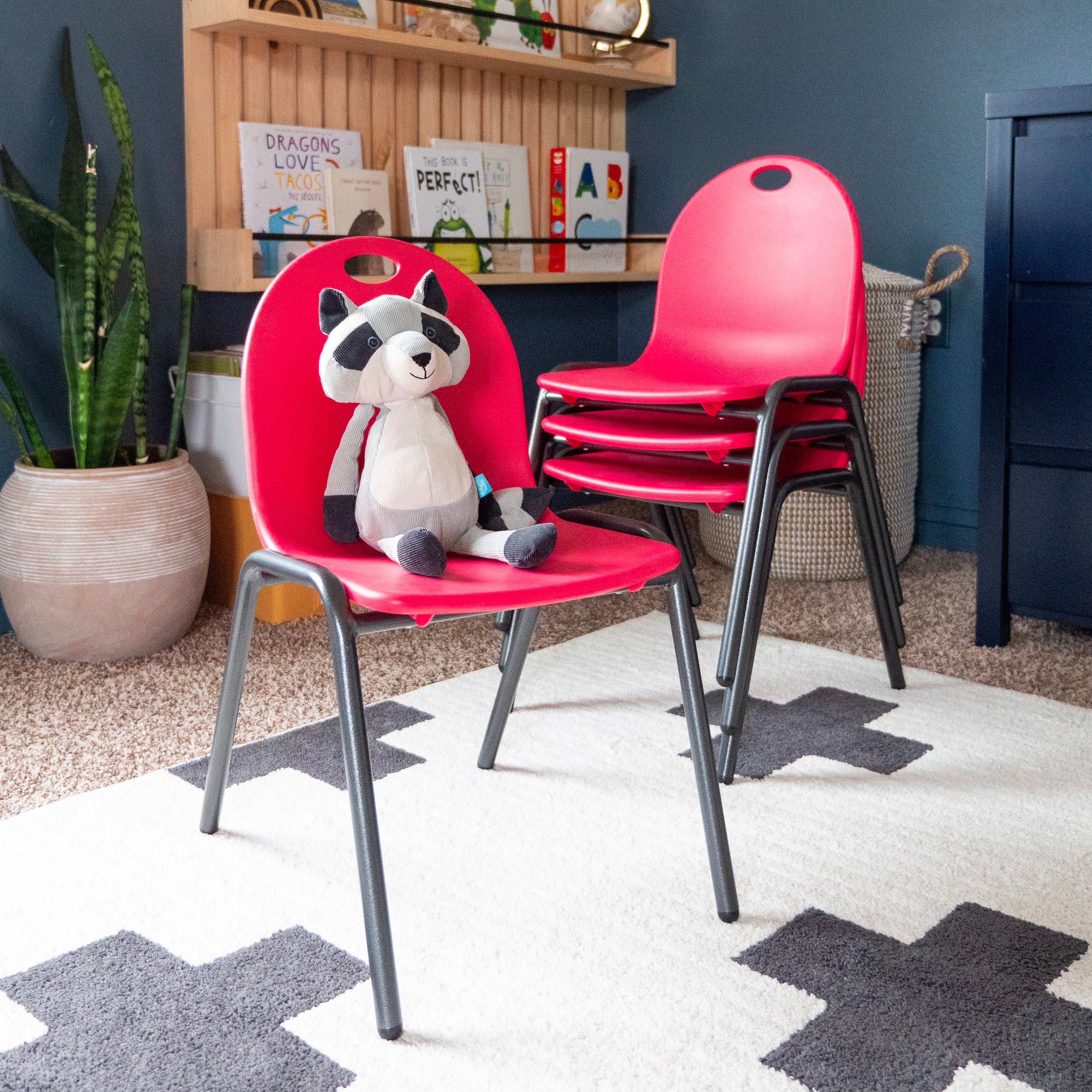 Kid's Stacking Chairs-4 Pack - Image 5
