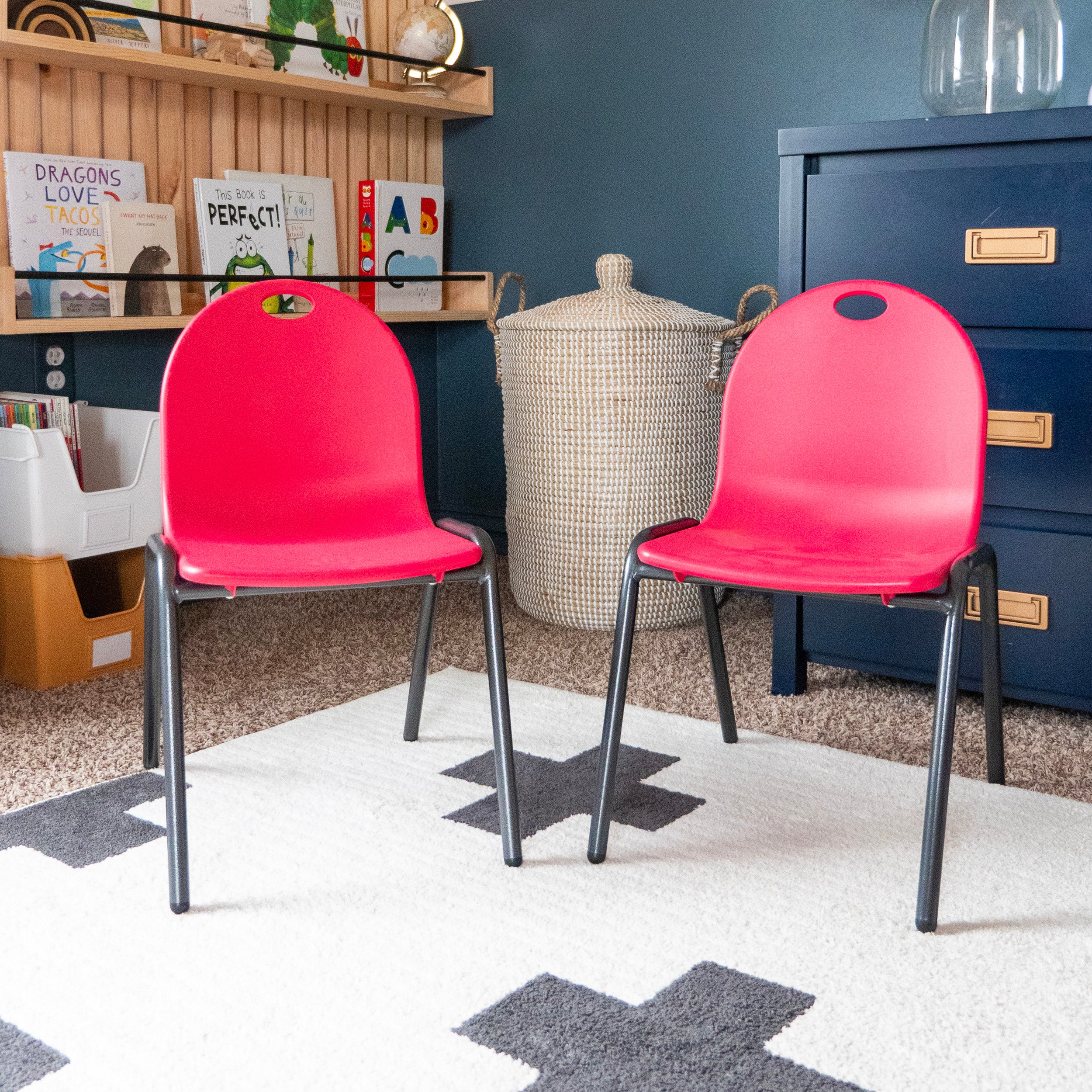 Kid's Stacking Chairs-4 Pack - Image 8