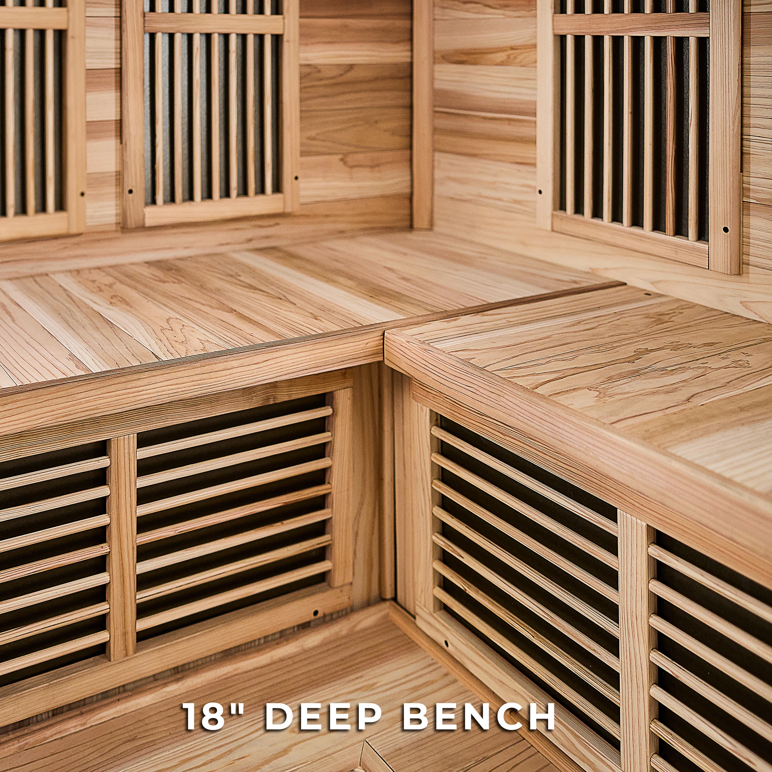 Rylan Indoor Infrared Corner Sauna – 4 Person - Image 7