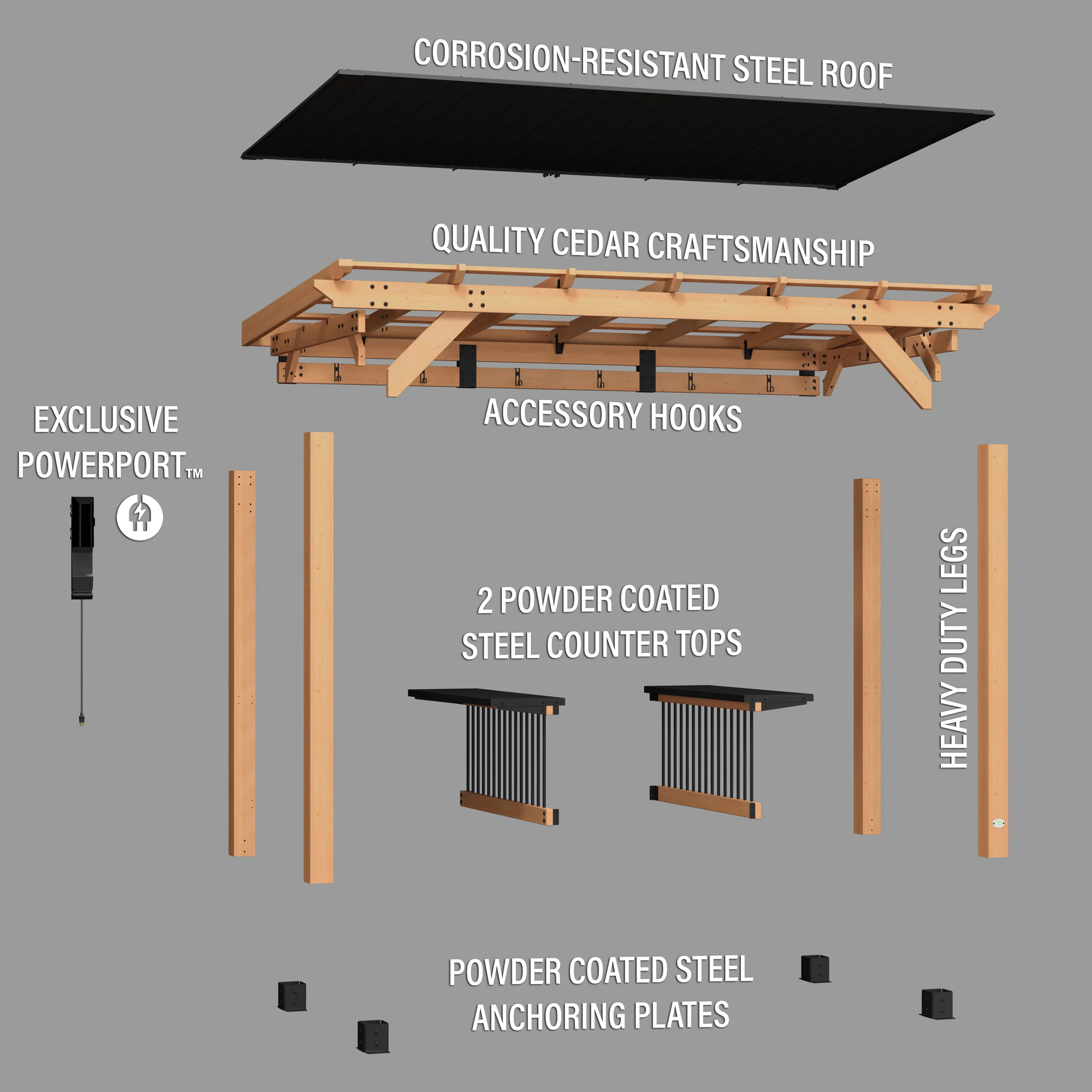 Saxony XL Grill Gazebo - Image 16