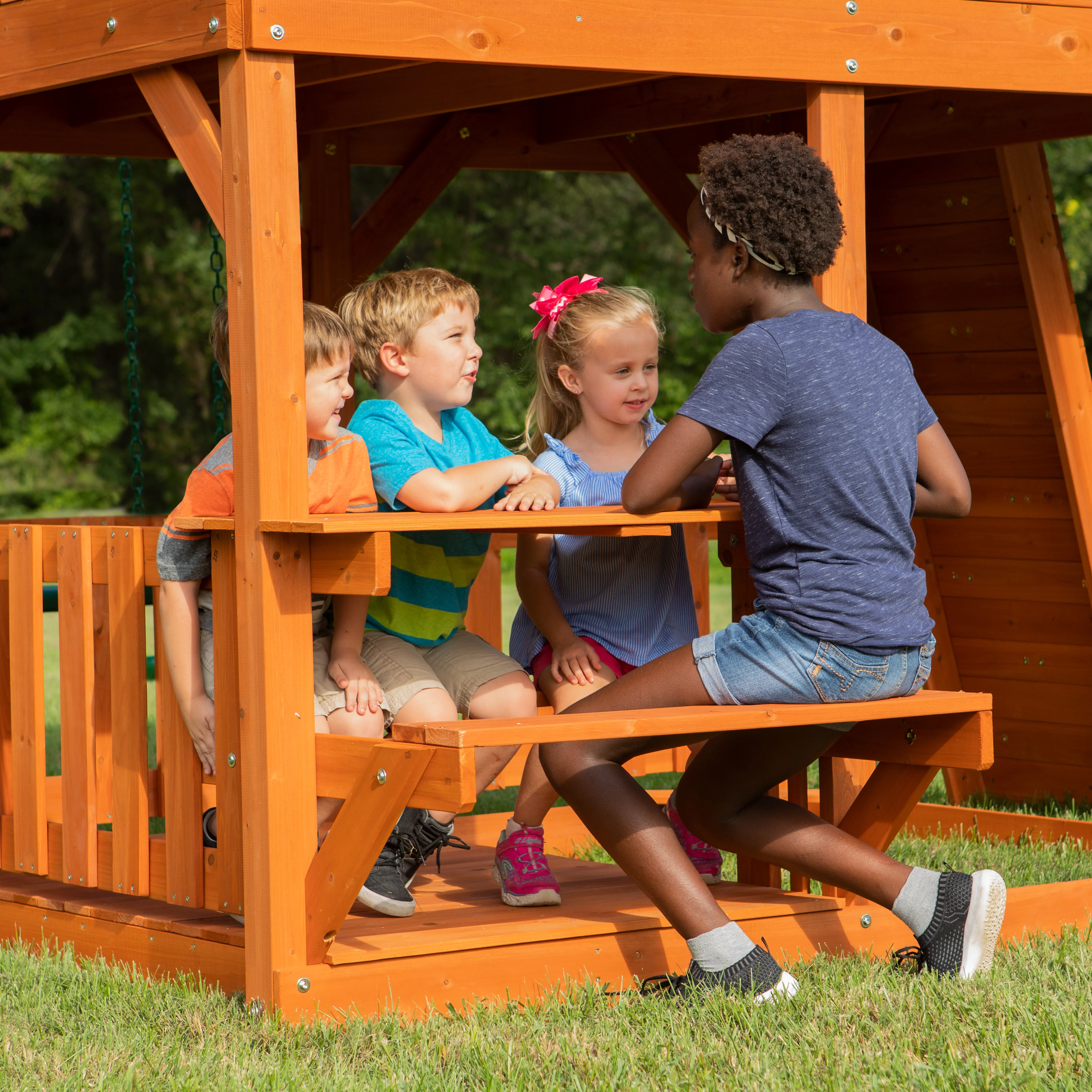 Skyfort II Swing Set - Image 5