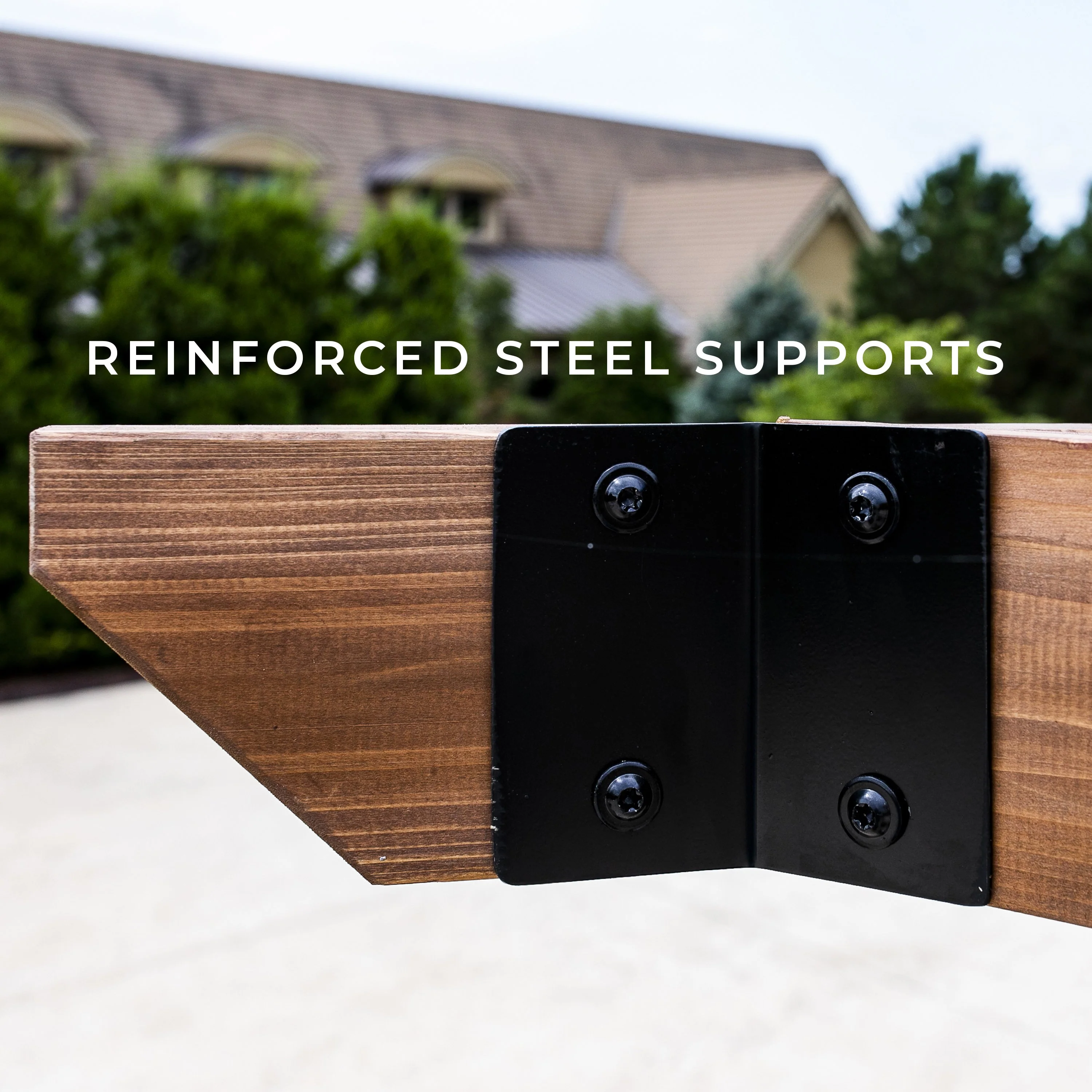 Verona Corner Pergola-Bamboo Panels - Image 7