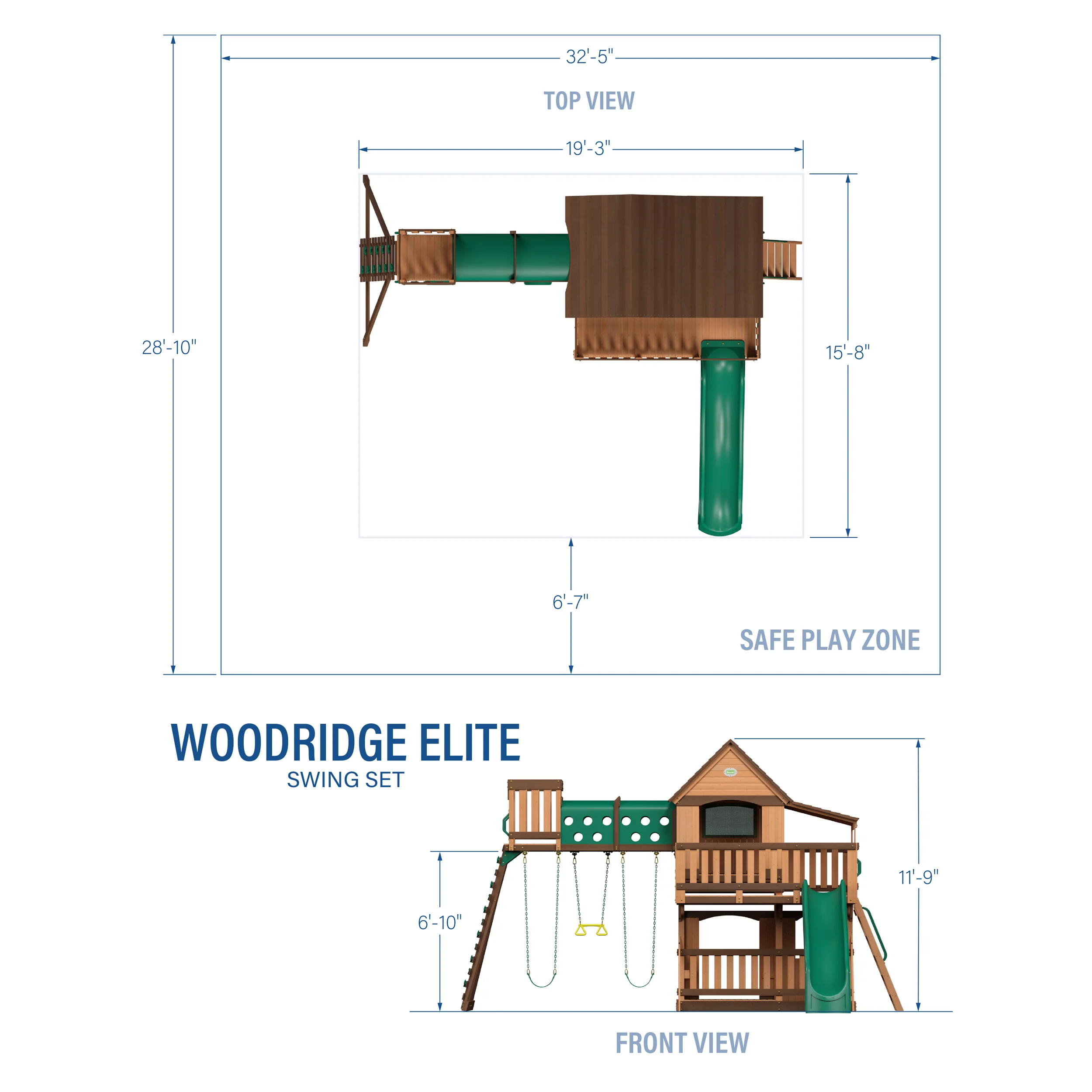 Woodridge Elite Swing Set - Image 15