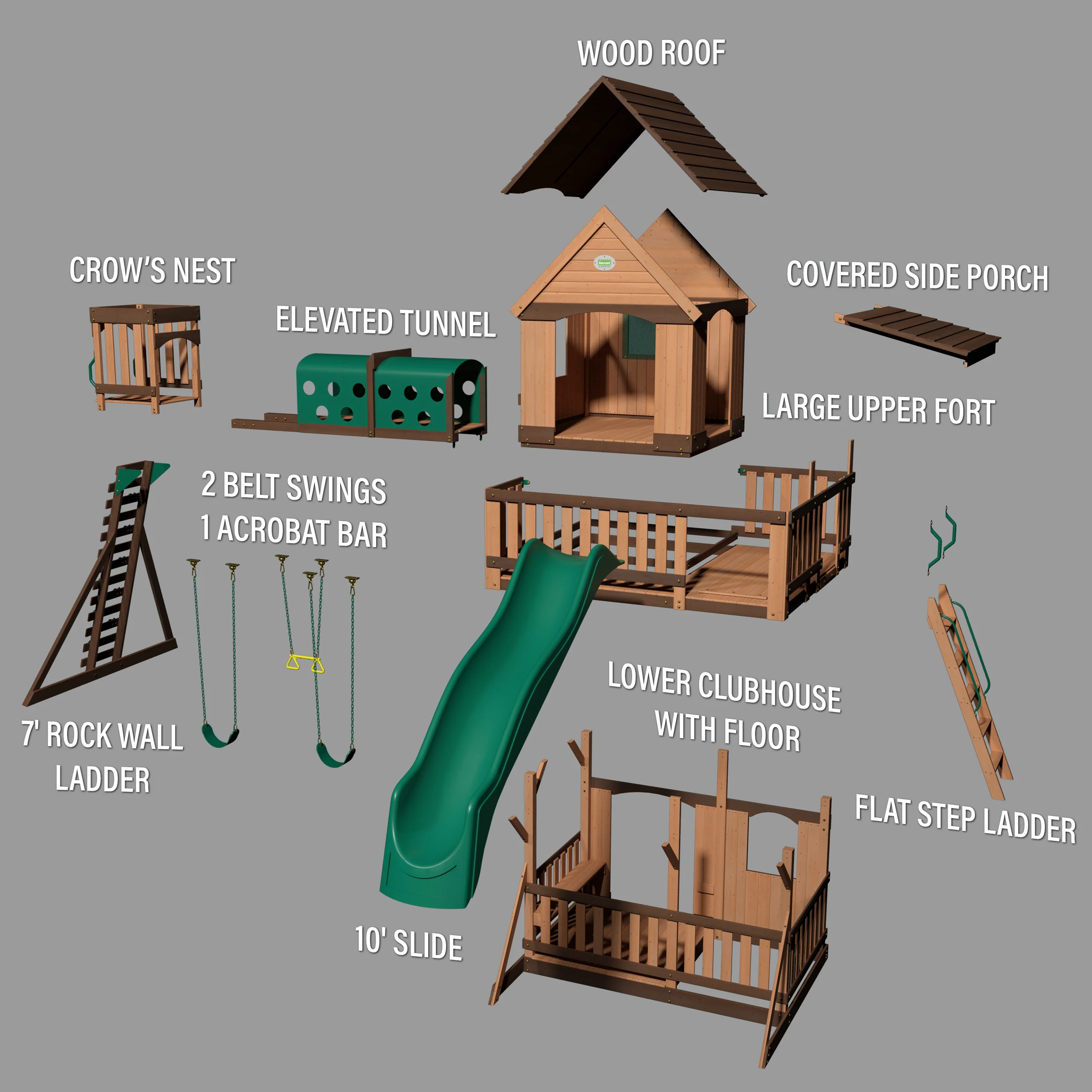 Woodridge Elite Swing Set - Image 25
